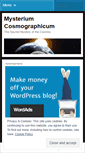 Mobile Screenshot of mysteriumcosmographicum.wordpress.com