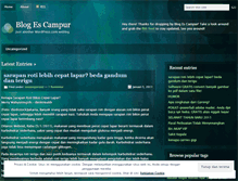 Tablet Screenshot of blogescampur.wordpress.com