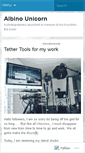 Mobile Screenshot of albinounicorn.wordpress.com