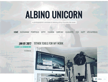 Tablet Screenshot of albinounicorn.wordpress.com