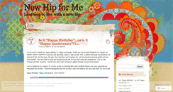 Desktop Screenshot of newhipforme.wordpress.com