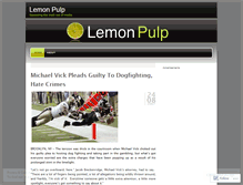 Tablet Screenshot of lemonpulp.wordpress.com