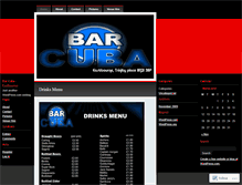 Tablet Screenshot of barcuba.wordpress.com