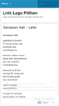 Mobile Screenshot of liriklagusuri.wordpress.com