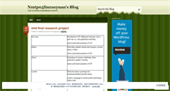 Desktop Screenshot of nmtp05liuxueyuan.wordpress.com