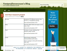 Tablet Screenshot of nmtp05liuxueyuan.wordpress.com