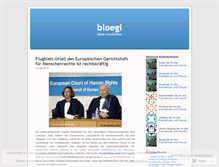 Tablet Screenshot of bloegi.wordpress.com