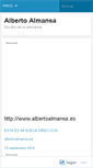 Mobile Screenshot of albertoalmansa.wordpress.com