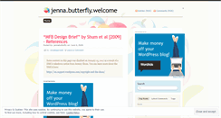 Desktop Screenshot of jennabutterfly.wordpress.com