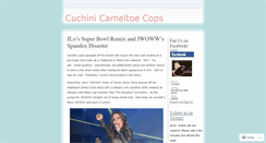 Desktop Screenshot of cuchinicameltoecops.wordpress.com