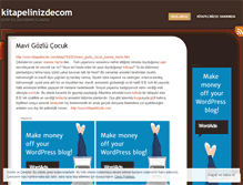 Tablet Screenshot of kitapelinizdecom.wordpress.com