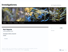 Tablet Screenshot of investigationes.wordpress.com