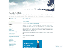 Tablet Screenshot of camillasboklada.wordpress.com