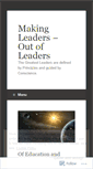 Mobile Screenshot of leadersbowl.wordpress.com