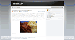 Desktop Screenshot of madaboutfood.wordpress.com