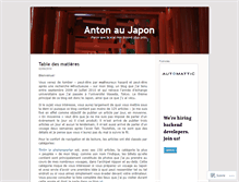 Tablet Screenshot of antonaujapon.wordpress.com