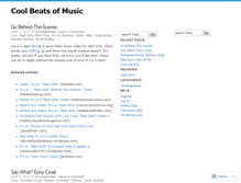 Tablet Screenshot of coolbeatsofmusic.wordpress.com