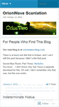 Mobile Screenshot of orionwave.wordpress.com