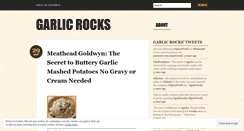 Desktop Screenshot of garlicrocks.wordpress.com