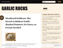 Tablet Screenshot of garlicrocks.wordpress.com