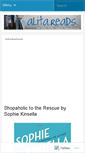Mobile Screenshot of alitareads.wordpress.com