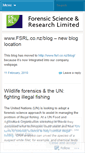 Mobile Screenshot of forensicscientist.wordpress.com