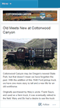 Mobile Screenshot of cottonwoodcanyon.wordpress.com