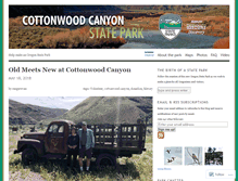 Tablet Screenshot of cottonwoodcanyon.wordpress.com