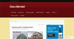 Desktop Screenshot of casaviitorului.wordpress.com