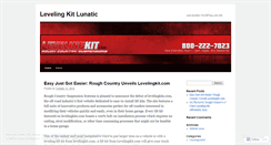 Desktop Screenshot of levelingkit.wordpress.com