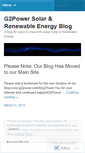 Mobile Screenshot of g2power.wordpress.com