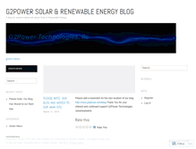 Tablet Screenshot of g2power.wordpress.com