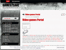 Tablet Screenshot of games2save.wordpress.com