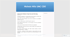 Desktop Screenshot of nicholshillscdo.wordpress.com