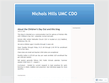 Tablet Screenshot of nicholshillscdo.wordpress.com