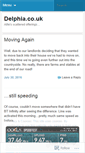 Mobile Screenshot of delphiauk.wordpress.com