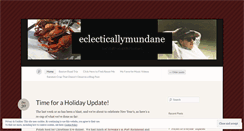 Desktop Screenshot of eclecticallymundane.wordpress.com