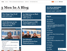 Tablet Screenshot of 3meninablog.wordpress.com