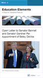 Mobile Screenshot of educationelements.wordpress.com