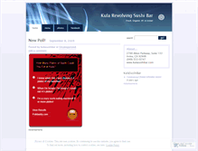 Tablet Screenshot of kulasushibar.wordpress.com
