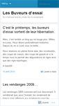 Mobile Screenshot of buveurdessai.wordpress.com