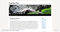 Desktop Screenshot of fengshuithis.wordpress.com