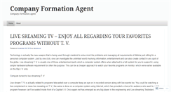 Desktop Screenshot of companyformationagent.wordpress.com