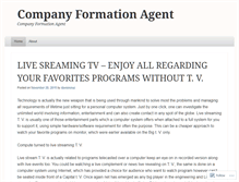 Tablet Screenshot of companyformationagent.wordpress.com