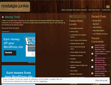 Tablet Screenshot of nostalgiajunkie.wordpress.com