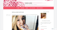 Desktop Screenshot of chewlove.wordpress.com