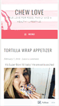 Mobile Screenshot of chewlove.wordpress.com
