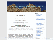 Tablet Screenshot of nursingknowledge.wordpress.com