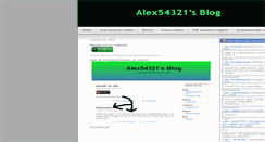 Desktop Screenshot of alex54321.wordpress.com