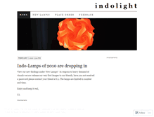 Tablet Screenshot of indolight.wordpress.com